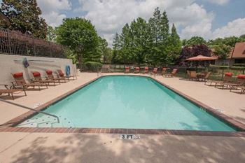 Sparkling pool with sun deck